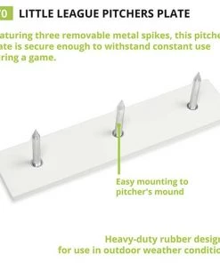 Coupon 🔔 Champion Youth League Pitcher's Plate with Spikes, 70 ✨ -Hot Sale BASEBALL Store a33 257 new 4 1