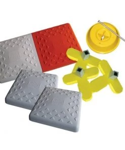 Budget 𧨠Soft Touch 15" Stay Down Convertible Bases & Double 1st Base, C15DBL-SET π€©