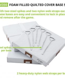 Best reviews of 🔔 Champion 15"x15" Economy Bases, White, set of 3, M350 👍 -Hot Sale BASEBALL Store a33 280 new 01 1