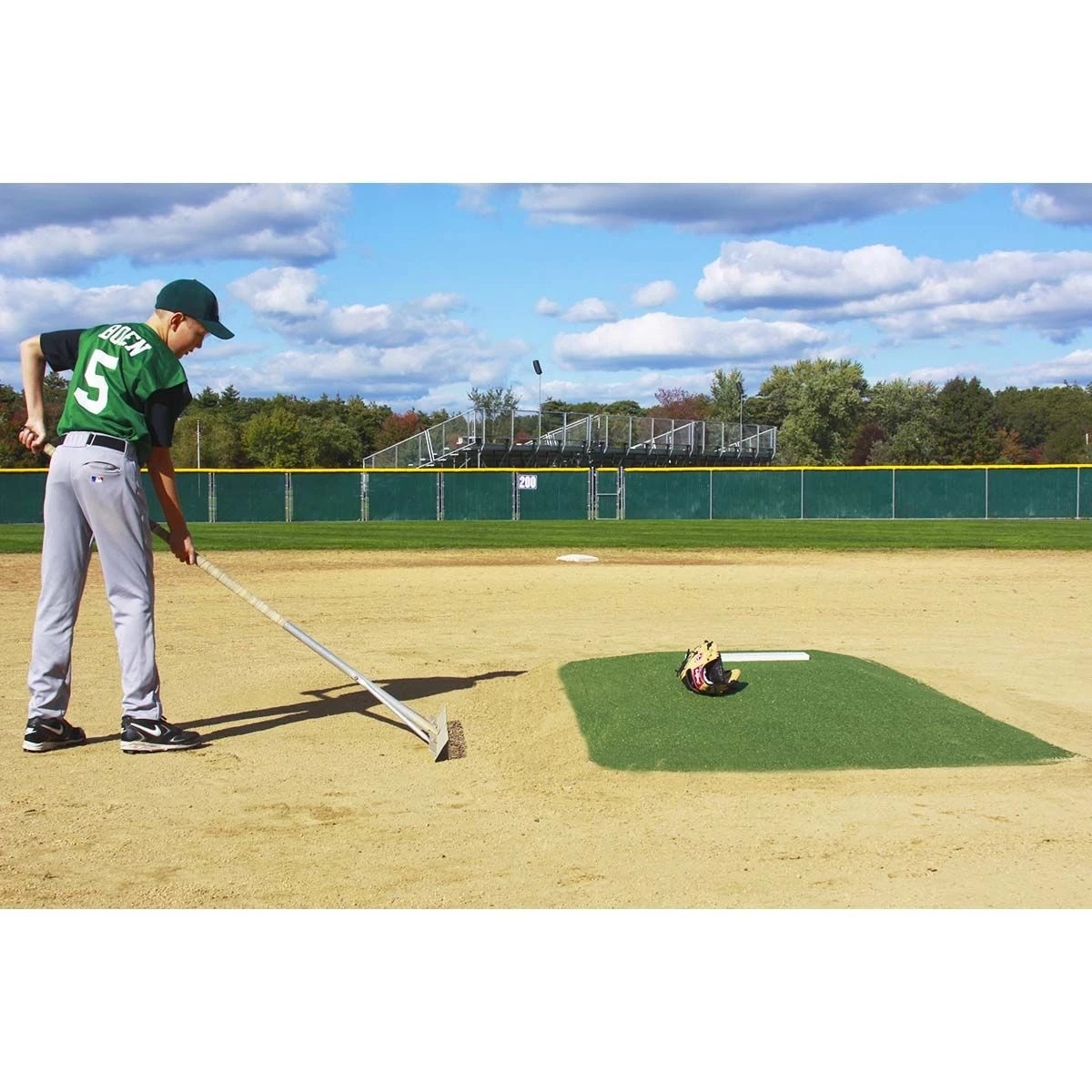 Best Sale 𧨠Promounds 8'3"Lx5'Wx6"H Major League Game Baseball Mound, Green π 2 Best Sale 𧨠Promounds 8'3"Lx5'Wx6"H Major League Game Baseball Mound, Green π - Image 2