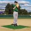 Hot Sale 🧨 Promounds 6'Lx5'Wx6"H Minor League Game Mound, Green ⭐