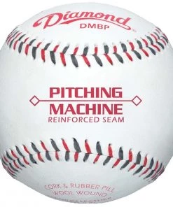 Cheap 👍 Diamond DMBP Leather Pitching Machine Baseball 👍