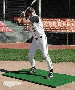 Best Pirce 🌟 4'x6' Baseball Batter's Box Stance Turf Mat 😀