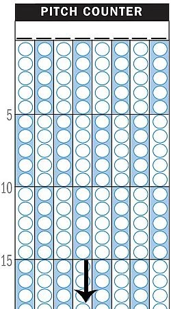 Wholesale π― Baseball by the Numbers Youth Pitch Count Scorebook π 3 Wholesale π― Baseball by the Numbers Youth Pitch Count Scorebook π - Image 3