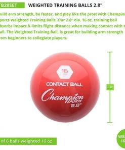 Brand new ✔️ Champion 6/set 2.8" Weighted Training Balls 🔥 -Hot Sale BASEBALL Store a34 001 4 1