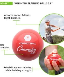 Brand new ✔️ Champion 6/set 2.8" Weighted Training Balls 🔥 -Hot Sale BASEBALL Store a34 001 5 1