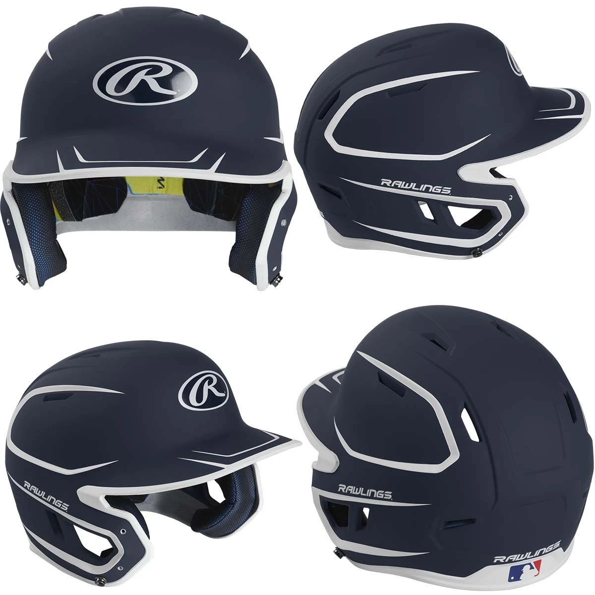 Buy π Rawlings Mach 2-Tone Helmet Matte Batting Helmet Navy βοΈ 2 Buy π Rawlings Mach 2-Tone Helmet Matte Batting Helmet Navy βοΈ - Image 2