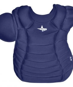 Flash Sale β€οΈ All Star CP25PRO Pro Catcher's Chest Protector, 15.5", ADULT, Ages 15+ Navy π