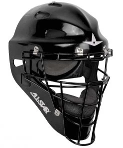 Discount 🛒 All Star MVP2300SP Catcher's Helmet, ADULT Black ❤️