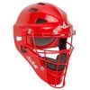 Hot Sale 🛒 All Star MVP2310SP Catcher's Helmet, YOUTH Scarlet 🔔