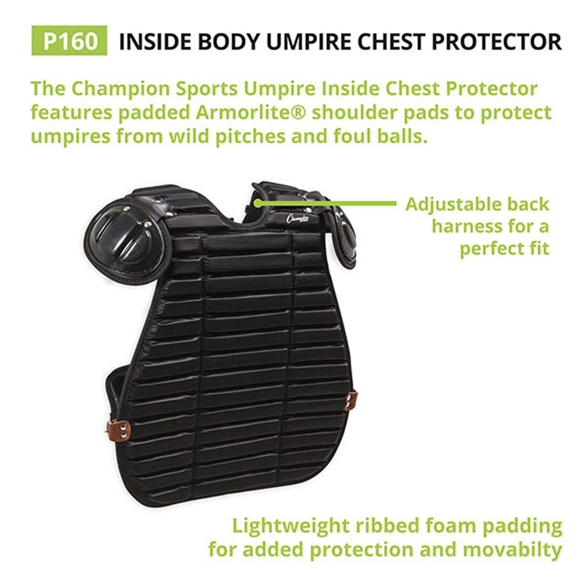 Best Pirce ๐ Champion Inside Umpire Chest Protector, P160 ๐ 3 Best Pirce ๐ Champion Inside Umpire Chest Protector, P160 ๐ - Image 3