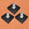 Buy 🛒 Set of 3 Rubber Baseball Base Anchor Foundations, 1269895 🔥
