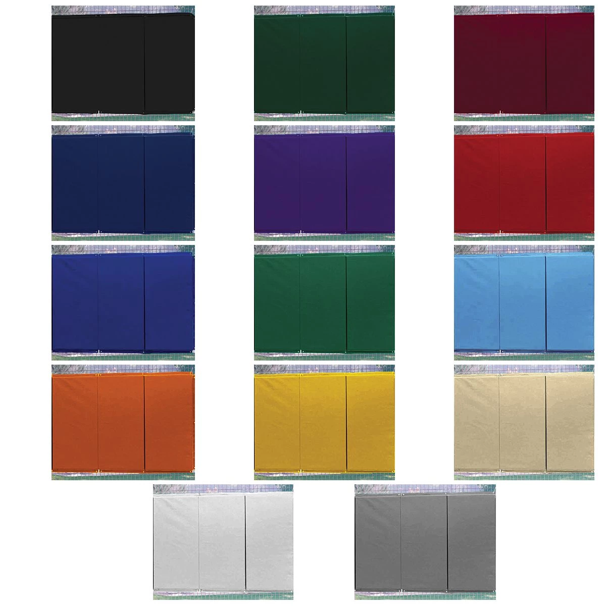 Cheap ⌛ Cover Sports 4'H x 6'L Baseball/Softball Backstop Padding ❤️ 2 Cheap ⌛ Cover Sports 4'H x 6'L Baseball/Softball Backstop Padding ❤️ - Image 2