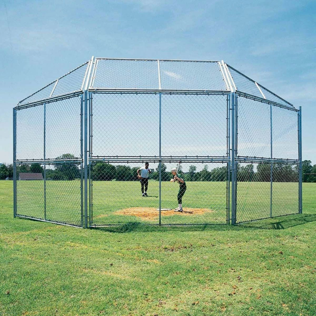 Best Pirce π 10'x10', w/ Full Hood Permanent Baseball/Softball Backstop, BSCL10HW π 1 Best Pirce π 10'x10', w/ Full Hood Permanent Baseball/Softball Backstop, BSCL10HW π