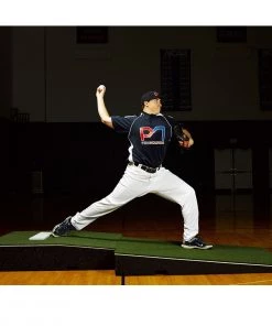 Budget ⌛ Promounds 4'Wx9'Lx10"H Professional 2-piece Indoor Pitching Mound, Green 😍 -Hot Sale BASEBALL Store a34 863 1 1