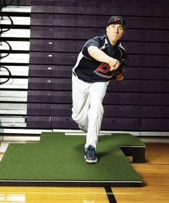 Budget ⌛ Promounds 4'Wx9'Lx10"H Professional 2-piece Indoor Pitching Mound, Green 😍