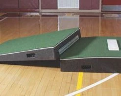 Budget ⌛ Promounds 4'Wx9'Lx10"H Professional 2-piece Indoor Pitching Mound, Green 😍 -Hot Sale BASEBALL Store a34 863a 16 1