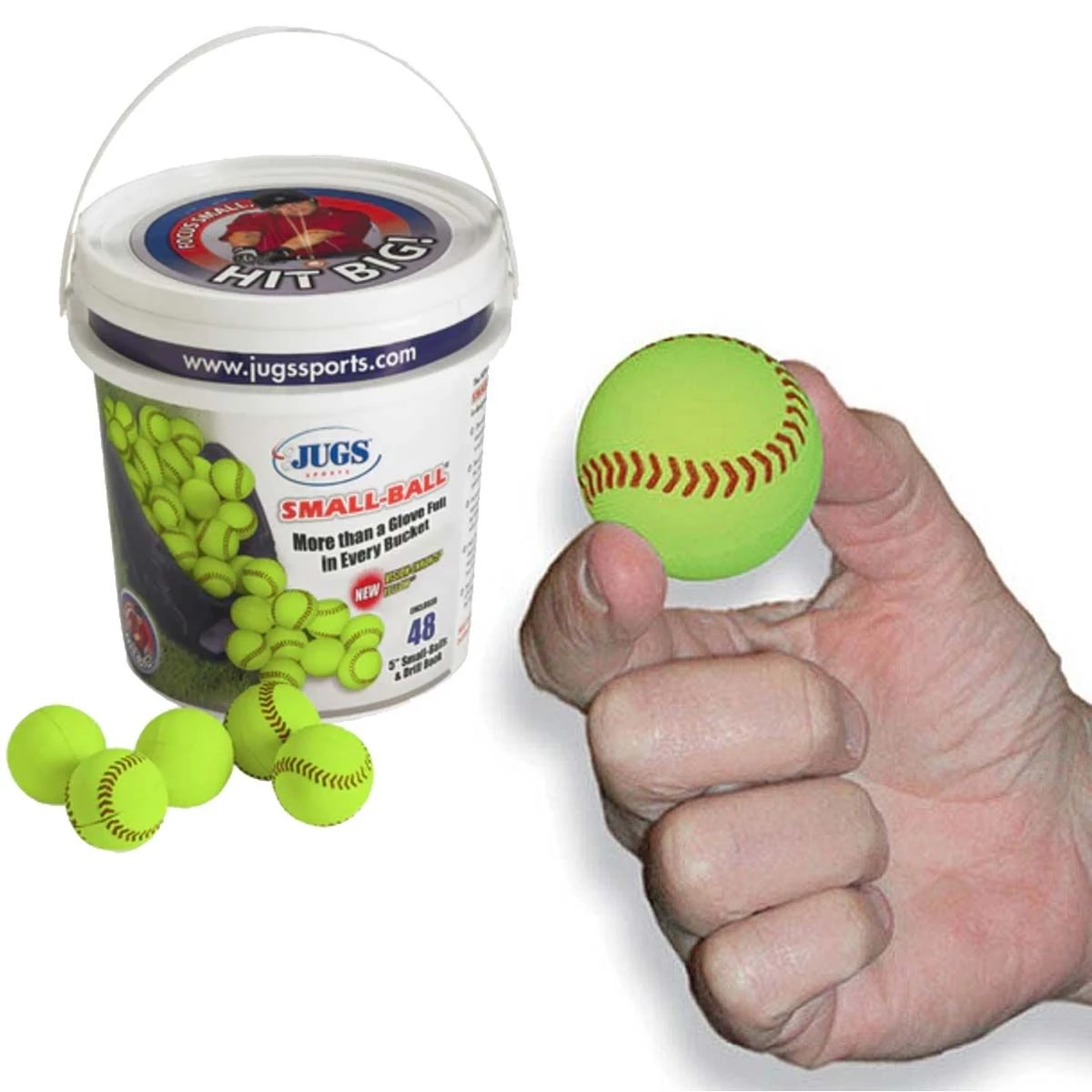 Budget π Jugs B1540 Small-Ball Bucket of 48 balls π 2 Budget π Jugs B1540 Small-Ball Bucket of 48 balls π - Image 2