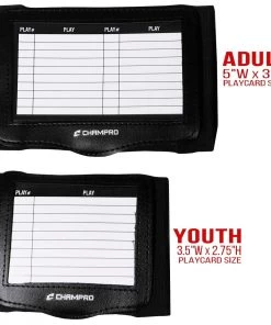 Deals ✔️ Champro SINGLE Quarterback Playbook Wrist Band Scarlet 🎉 -Hot Sale BASEBALL Store a47 625 top view 1