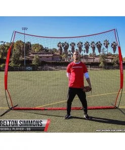 Best Sale ✔️ POWERNET 9'Hx12'W Portable Barrier Sport Net Red ✔️ -Hot Sale BASEBALL Store a63 354 new 01 1