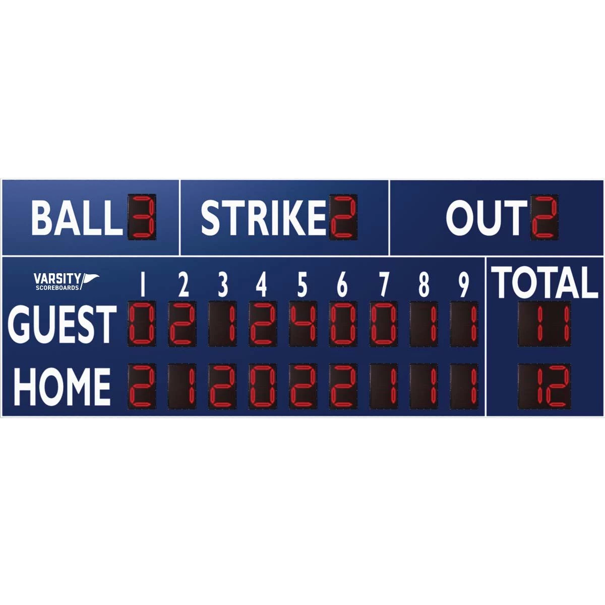 Flash Sale 𧨠Varsity Scoreboards 3320 Baseball-Softball Scoreboard, 20'W x 8'H π€© 1 Flash Sale 𧨠Varsity Scoreboards 3320 Baseball-Softball Scoreboard, 20'W x 8'H π€©