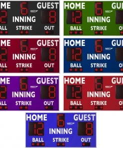 Brand new π Varsity Scoreboards 3314 Baseball-Softball Scoreboard, 8'Wx4'H π€© 6 Brand new π Varsity Scoreboards 3314 Baseball-Softball Scoreboard, 8'Wx4'H π€© -Hot Sale BASEBALL Store a91 175 new 21 colors 1