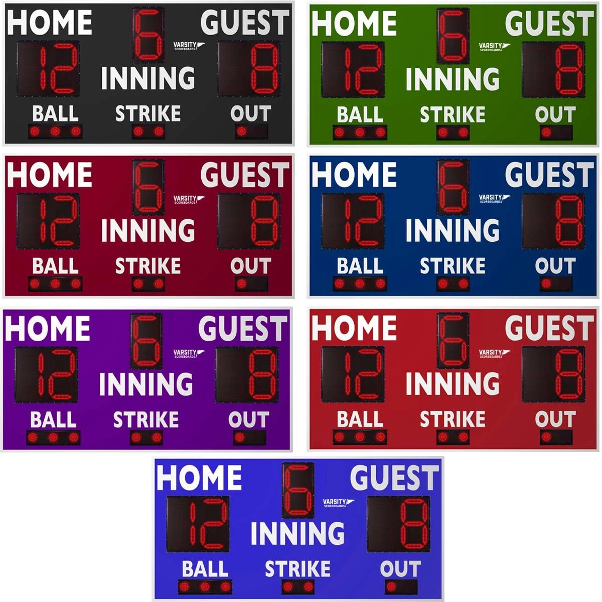 Brand new π Varsity Scoreboards 3314 Baseball-Softball Scoreboard, 8'Wx4'H π€© 3 Brand new π Varsity Scoreboards 3314 Baseball-Softball Scoreboard, 8'Wx4'H π€© - Image 3